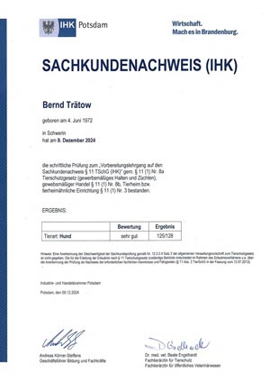 IHK-Zertifikat
